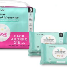 SUAVINEX TOALLITAS HÚMEDAS  3 UNIDADES