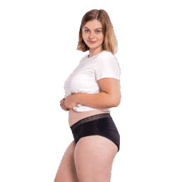 ENNA BRAGA MENSTRUAL HIPSTER NOCHE 1 UNIDAD TALLA M FLUJO ABUNDANTE COLOR NEGRO