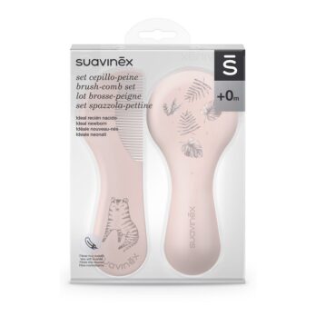 SUAVINEX SET CEPILLO Y PEINE ROSA